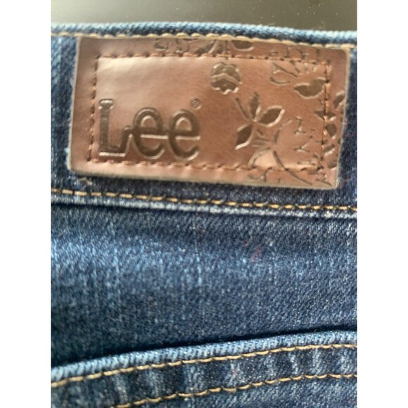 Lee Womens Relaxed Cropped Straight Leg Jeans At The Waist Size 10 32"x26" - Picture 7 of 11